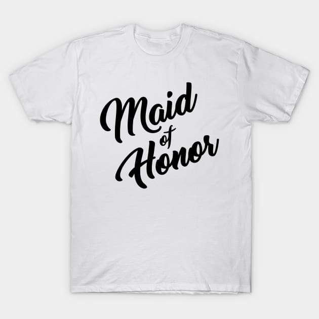 Maid of Honor T-Shirt by One30Creative